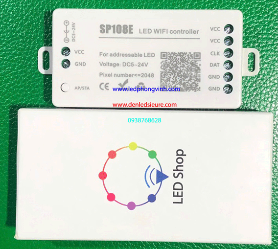 Bộ điều khiển FULL MÀU SP 108E xài qua APP điện thoại