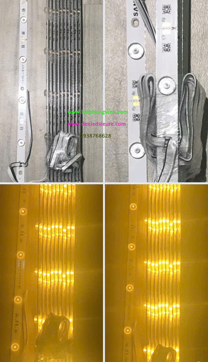 THANH TỎA 220V NGOÀI TRỜI VÀNG ẤM 3000K 2R LOGO SANHY